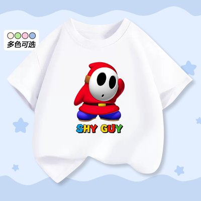ShyGuy害羞小子嘿虎男童短袖T恤