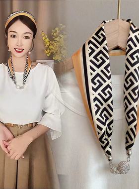 围脖丝巾女韩版百搭护装饰品时尚