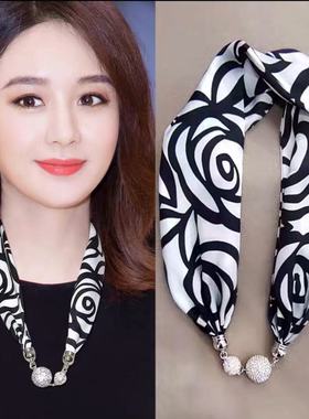 丝巾缎带百搭时尚多功能女