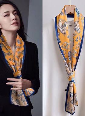 时尚风百搭项链西装方巾挂坠