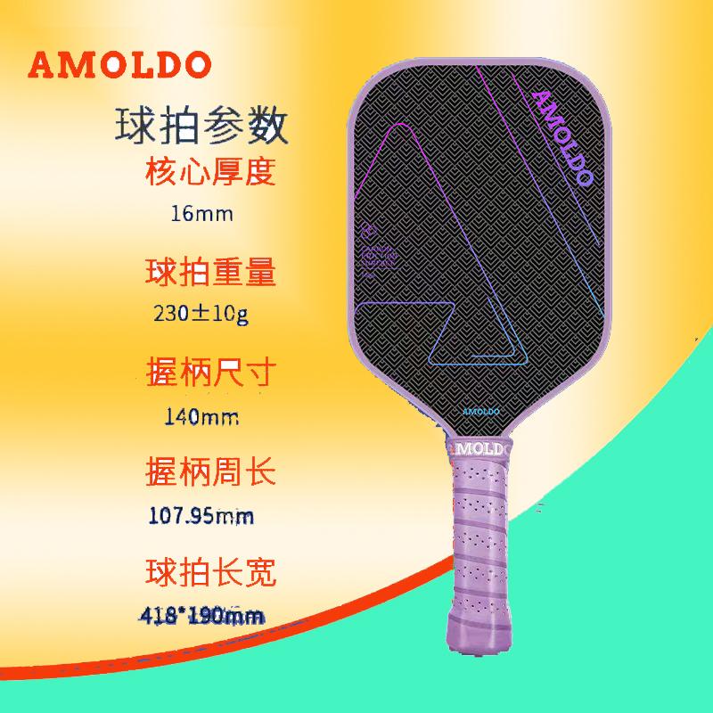 HTPICK热压3Dt800碳纤维匹克球拍