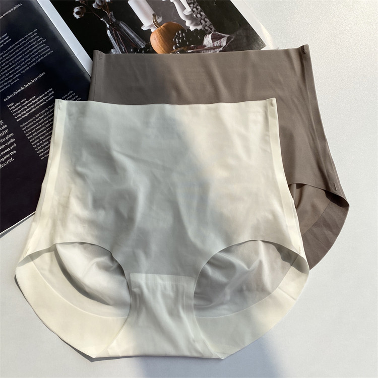 日单大厂出 日系少女高腰无痕隐形不卷边 冰丝薄款透气蚕丝钢琴裤