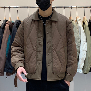 冬季男保暖轻薄羽绒服百搭潮流时尚简约休闲高品质轻便羽绒衣外套