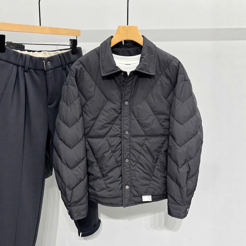 轻薄羽绒服男冬季新款潮流宽松男士翻领外套舒适轻便保暖冬装上衣