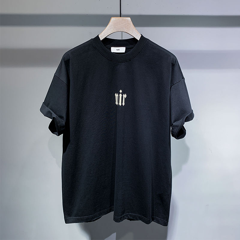 特琳露夏季潮牌字母印花短袖T恤