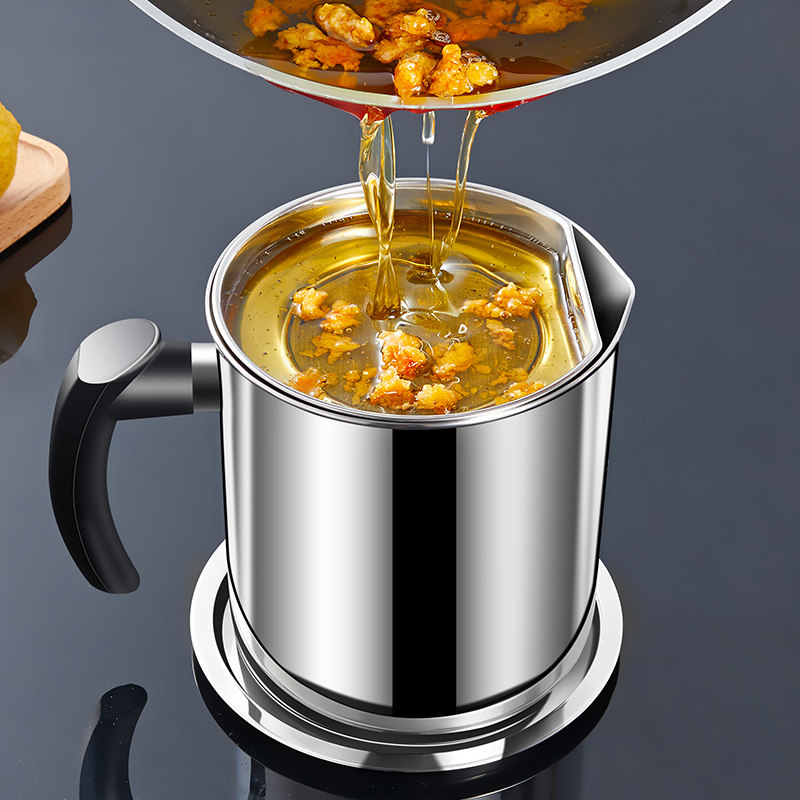 滤油神器家用厨房油罐壶不漏油油瓶304不锈钢装储油壶过滤油渣壶,厨房/烹饪用具,油壶,淘宝优惠券,粉丝福利购,淘宝优惠卷