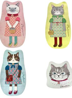 日本猫咪狗子印花地垫防滑入户门厨房踩垫吸水速干410411