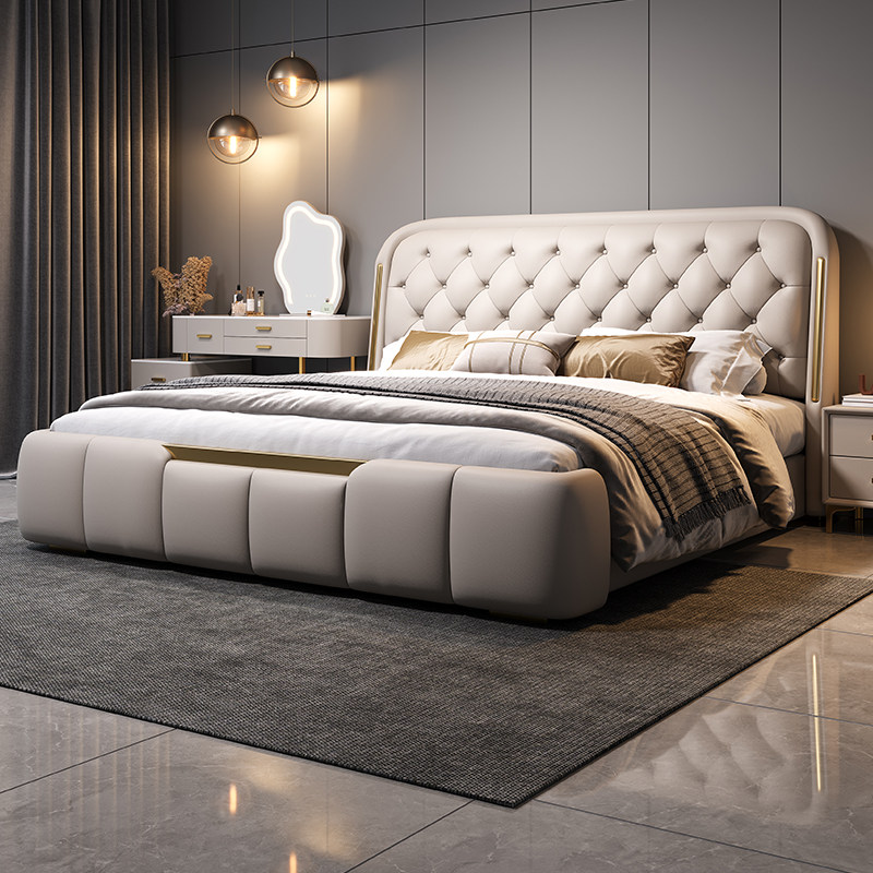 �콢�棺�Ӻ�������Ƥ��15cm��ľ�����ŹǼܡ�Ƥ�� 1500mm*2000mm ��ܽṹ 2025�¿�ͷ��ţƤ���Դ�