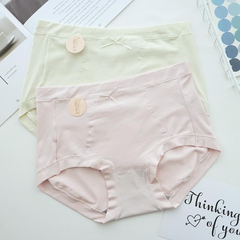 高腰大码收腹内裤女士透气三角裤