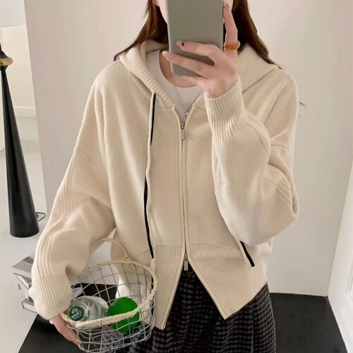 毛衣开衫外套女设计感针织衫上衣