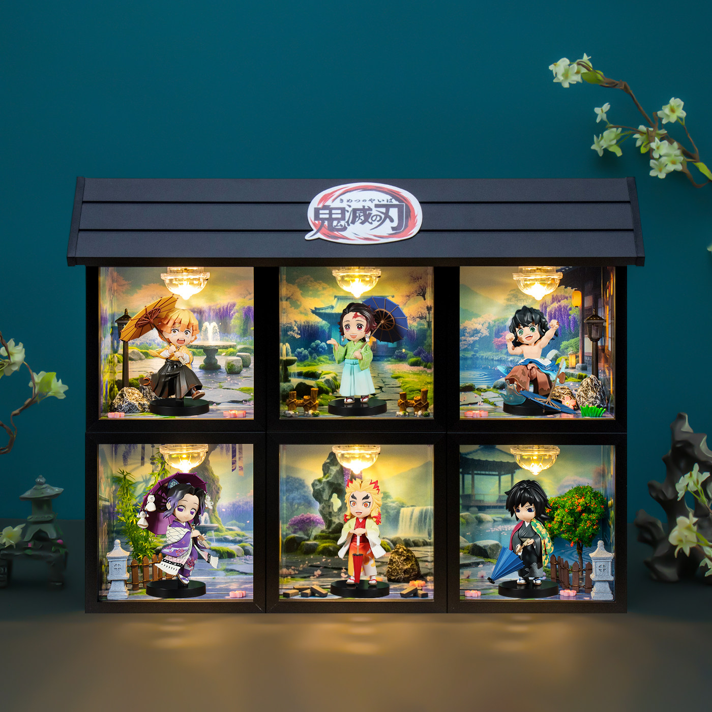 鬼灭之刃梅雨系列收纳场景展示盒