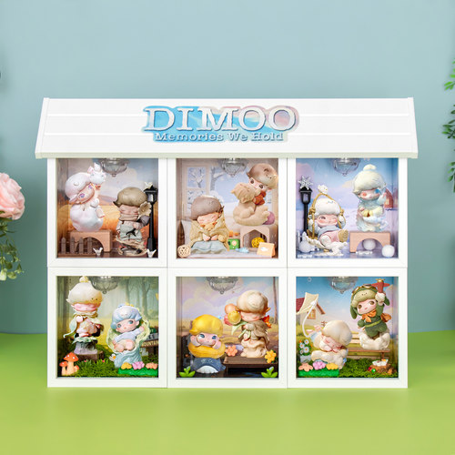 DIMOO限定时光系列盲盒展示盒