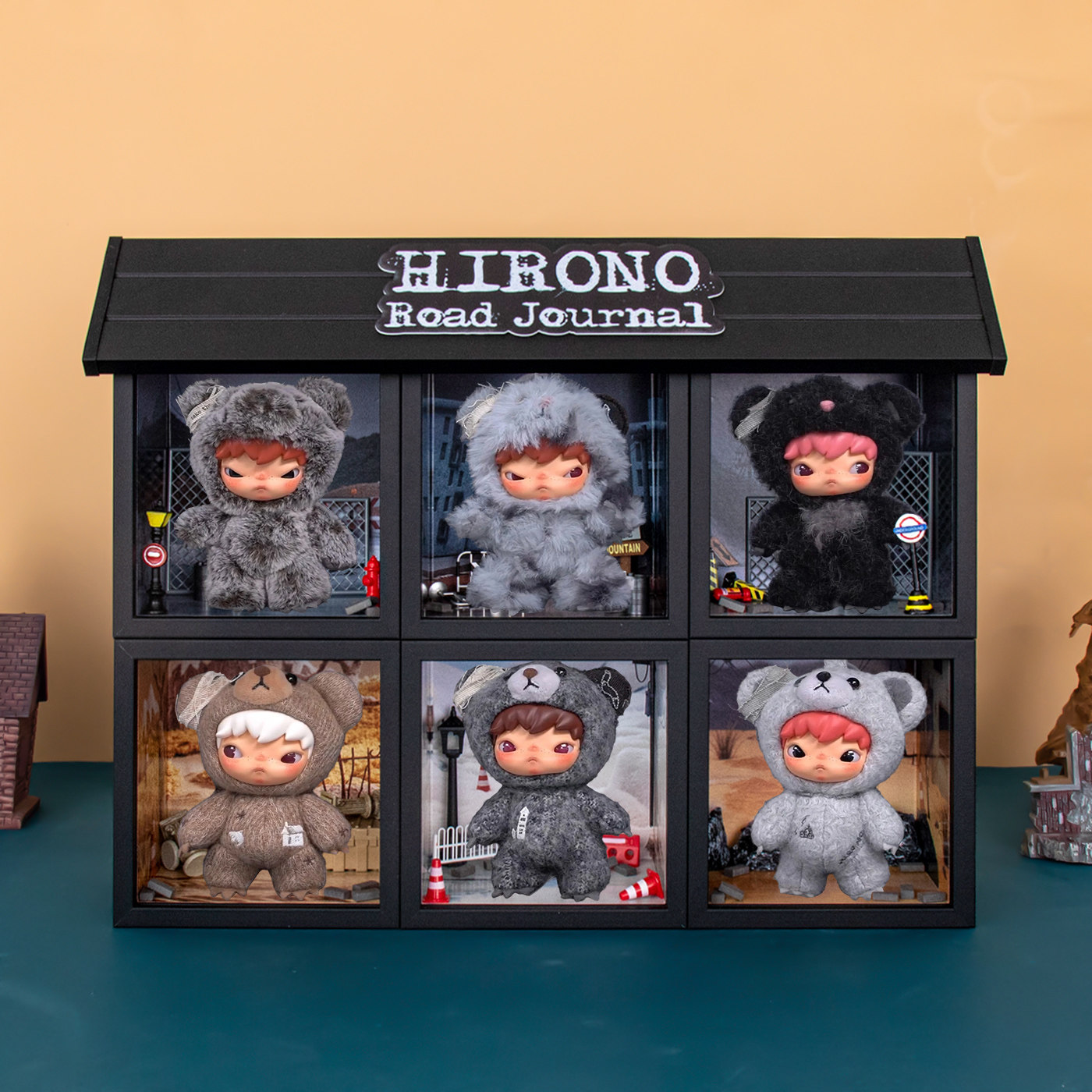 Hirono小野公路日志盲盒展示盒图片