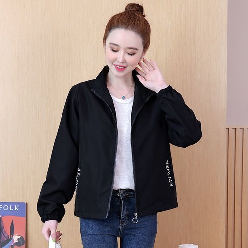 外套女夹克衫2024秋季新款短款棒球服女休闲初秋上衣洋气小外套女