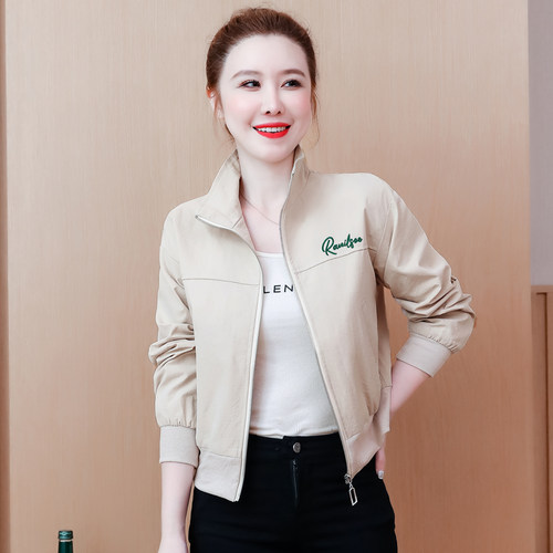 短款外套女2025春秋新款韩版宽松休闲百搭夹克上衣小个子棒球服潮