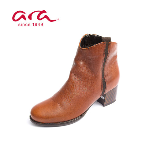 ara德国鹦鹉深口低跟休闲款女鞋