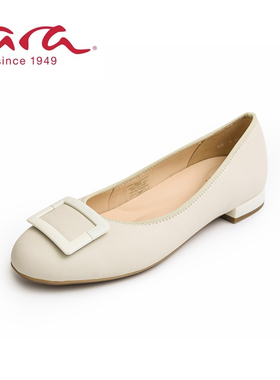 ara德国鹦鹉舒适女鞋 春夏浅口原皮圆头正装款单鞋 H楦24S20603