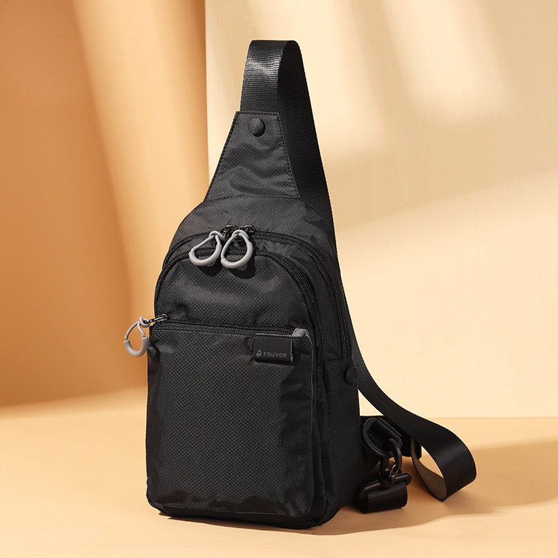休闲百搭胸包女2022新款牛津布背包运动斜挎包夏季简约单肩小包包