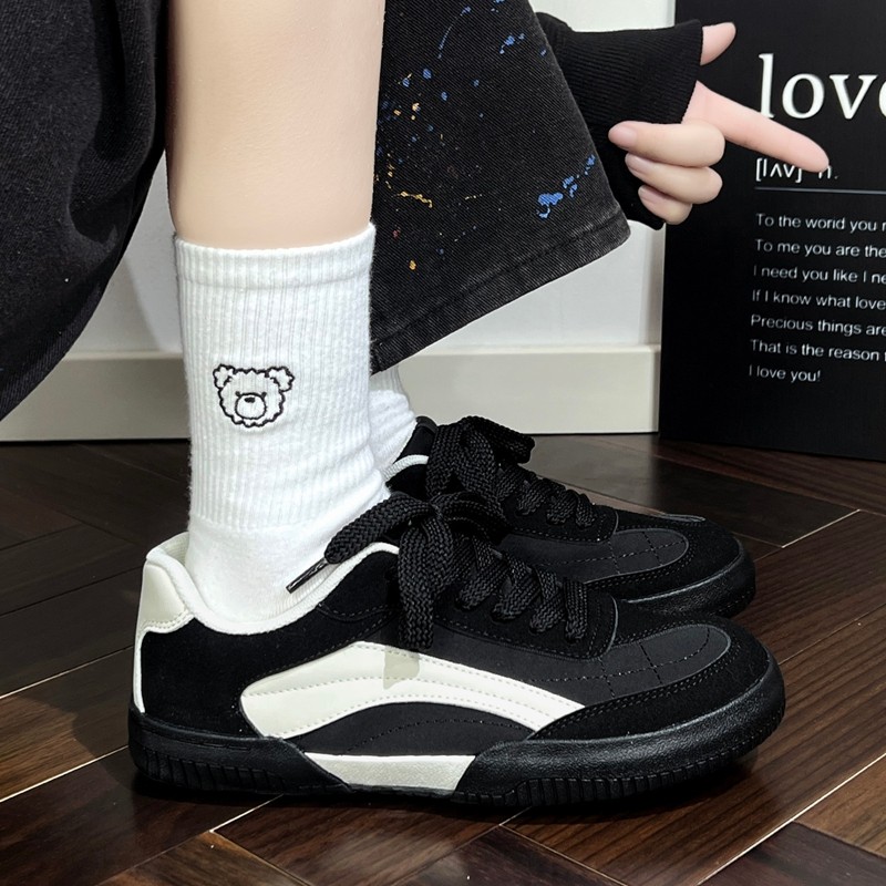 回力黑色德训鞋女2026新款时尚潮款板鞋软底透气平底女鞋子帆布鞋,女鞋,时尚休闲鞋,淘宝优惠券,粉丝福利购,淘宝优惠卷