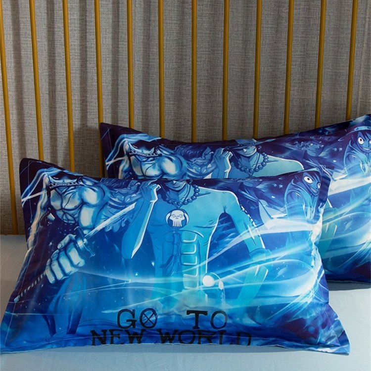 卡通动漫海贼王儿童印花枕套学生宿舍航海王单人枕头罩男孩大枕袋