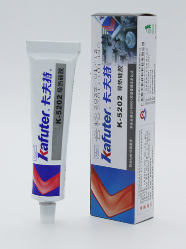 卡夫特K-5202导热硅胶导热胶CPU散热胶0.8系数强力粘接型灰色80克