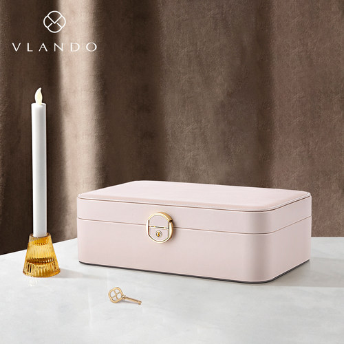 VLANDO唯兰朵带锁首饰收纳盒