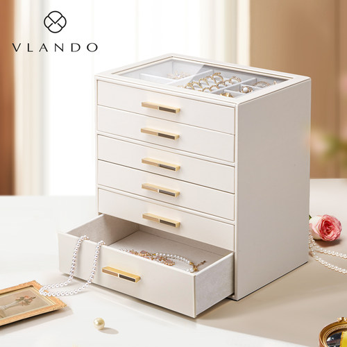 新款大容量首饰盒高档精致