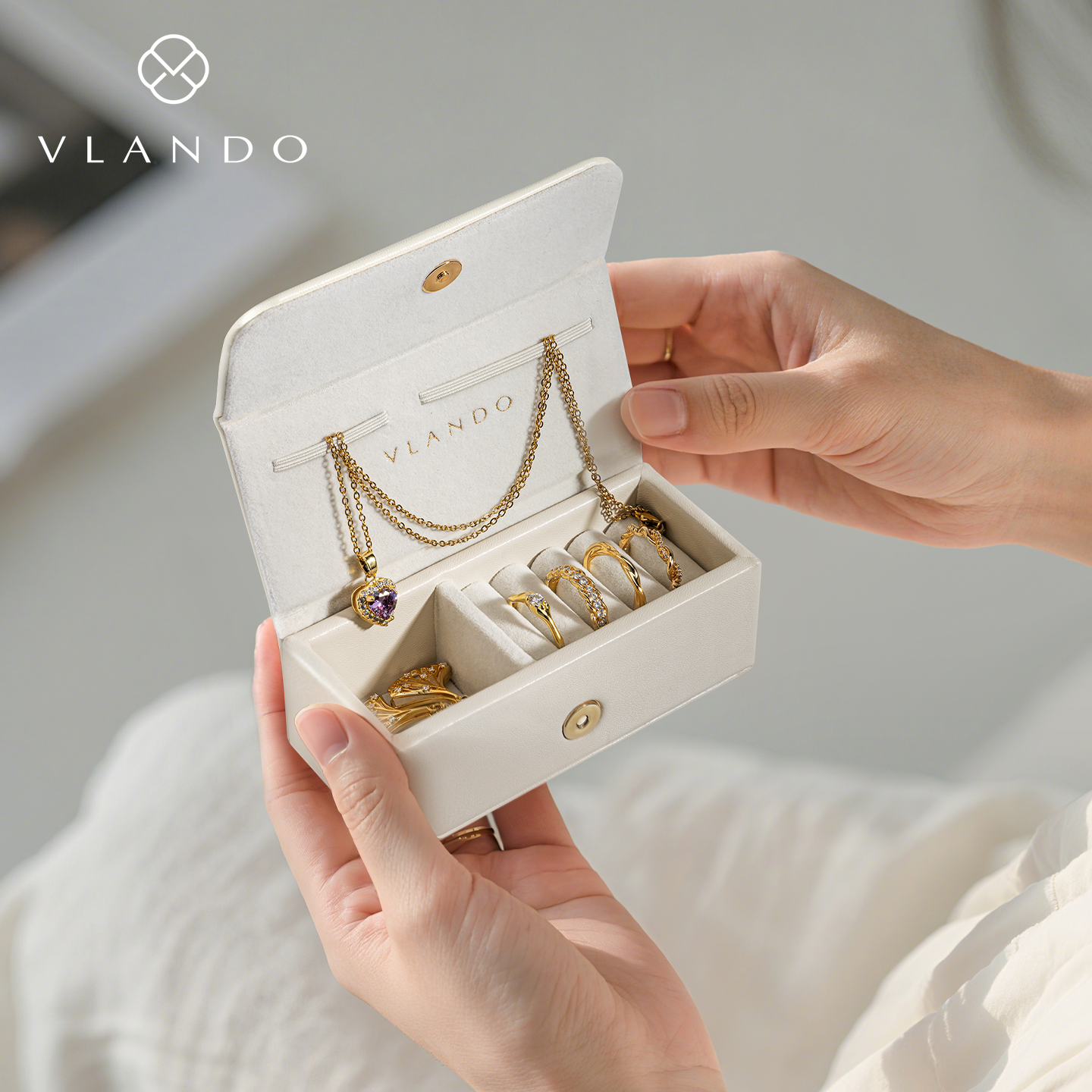 2025新款首饰盒小型便携式