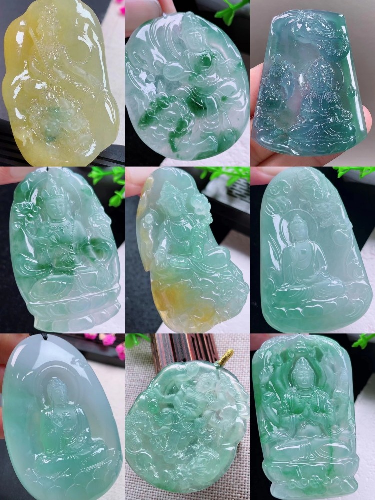 天然缅甸翡翠生肖守护神本命佛