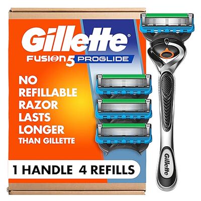 美国直邮Gillette Fusion ProGlide Shaving Razor男士剃须刀套装