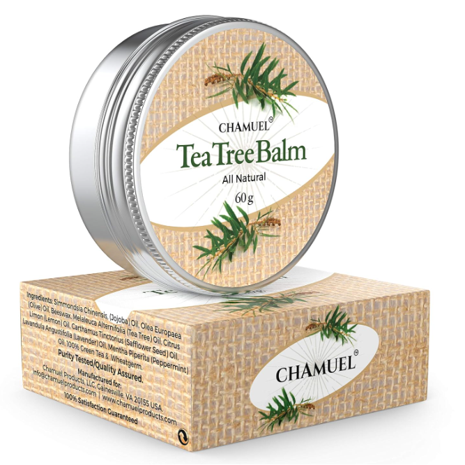 美国直邮Chamuel茶树油润肤膏 全天然儿童安全乳霜 舒缓表皮刺激