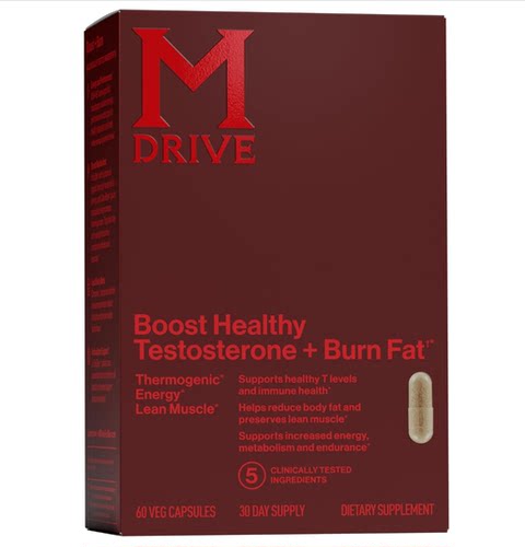 美国直邮Mdrive Boost and Burn Testosterone Booster燃能胶囊