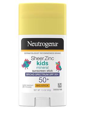 美国直邮Neutrogena Sheer Zinc Oxide Kids氧化锌儿童矿物防晒棒