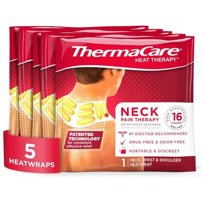 美国直邮 ThermaCare Heat Wraps热敷颈部和肩部加热垫缓解片 5片