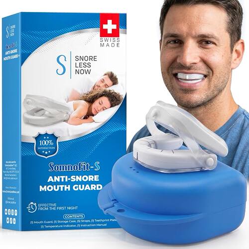 美国直邮SnoreLessNow Somnofit-S Anti-Snore Mouth防鼾护齿牙套