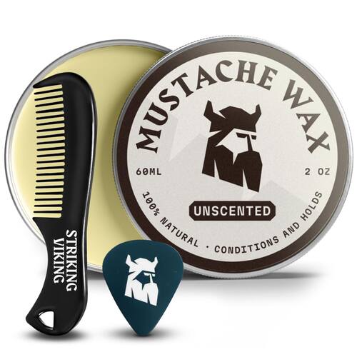 美国直邮Striking Viking Mustache Wax Kit 男士胡须定型蜡
