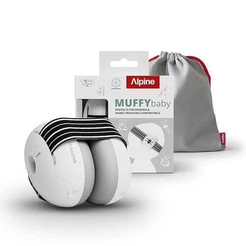 美国直邮Alpine Muffy Baby Ear Protection婴儿隔音耳罩舒适护耳