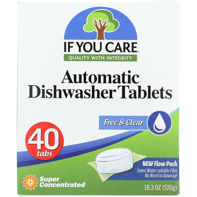 美国直邮If You Care Dishwasher Tablets洗碗机片浓可生物降解