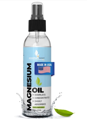 美国直邮 essentially based 原装Organic Magnesium Oil镁油镁片