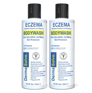 美国直邮Dermasolve Eczema Relief 湿 汗缓解皮肤干裂修护沐浴露