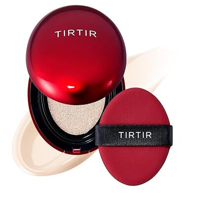 美国直邮TIRTIR Red Cushion Foundation红色气垫粉底遮瑕轻盈