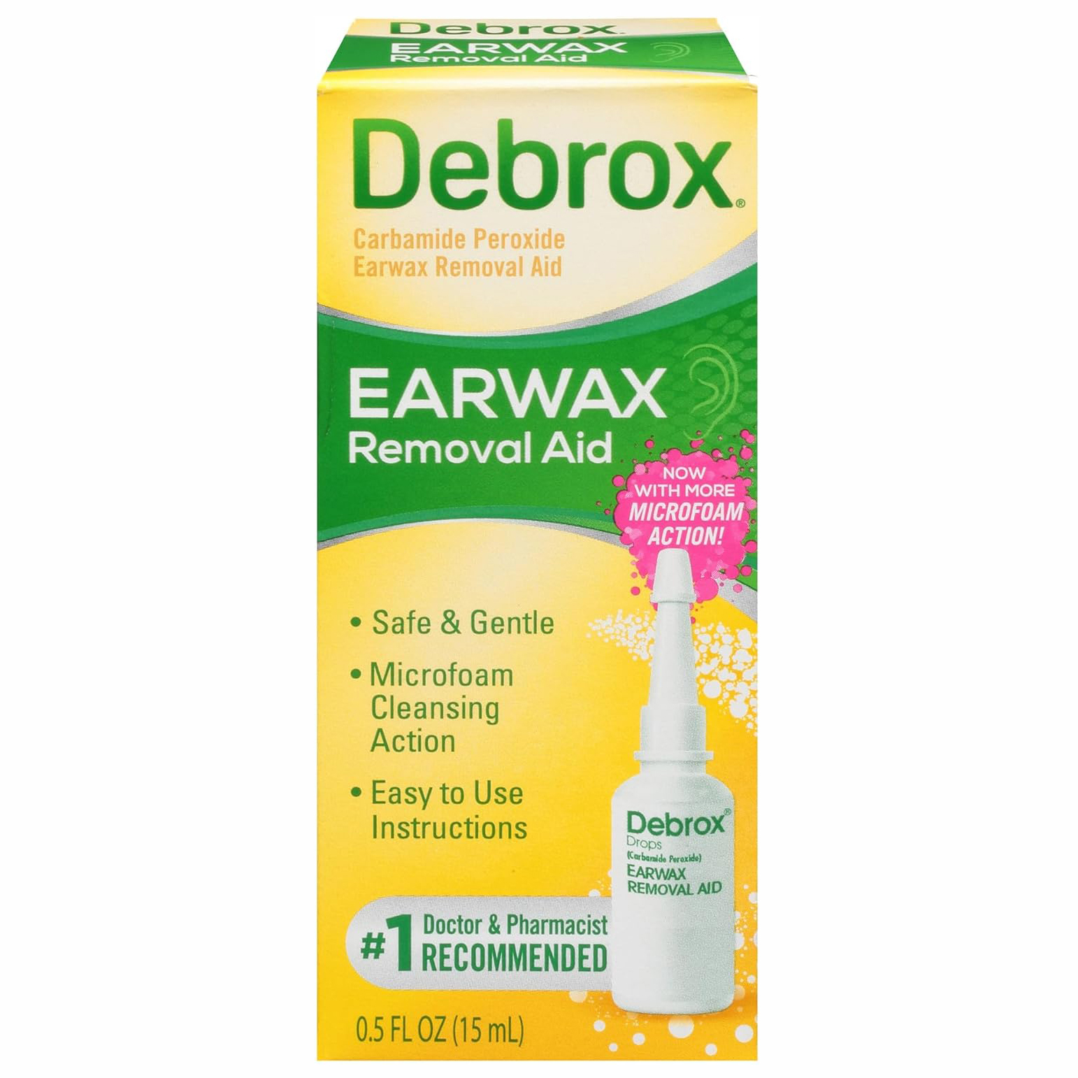 美国直邮Debrox耳垢去除剂耳屎去除液温和无刺激的软化工具多规格