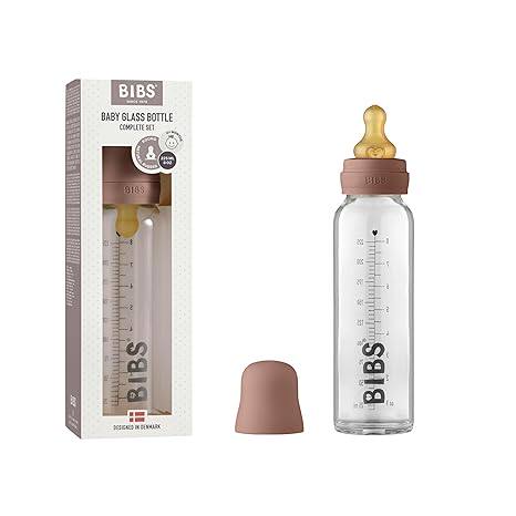 美国直邮BIBS Baby Glass Bottle婴幼儿防胀气全套玻璃奶瓶