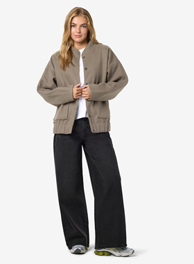 冬季女士毛呢夹克外套100%美利奴羊毛100支超细梭织毛呢亲肤保暖