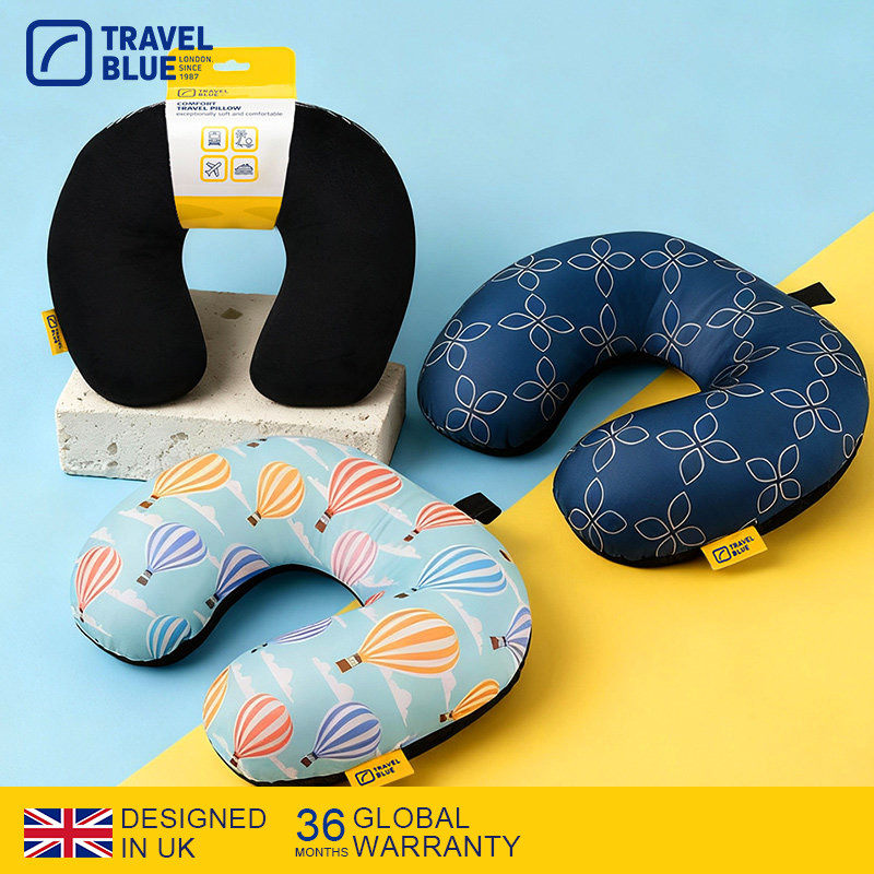 英国TravelBlue/蓝旅微珠颈枕泡沫粒旅行u型枕脖枕护颈枕便携护枕