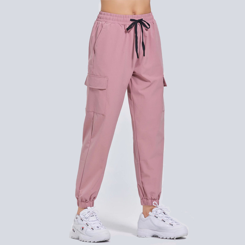 羽毛球服女夏裤子黑色速干直筒休闲运动裤女小个子春秋款跑步长裤