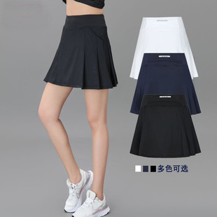 2023新款羽毛球服女夏速干运动裙裤假两件半身网球裙跑步瑜伽短裤