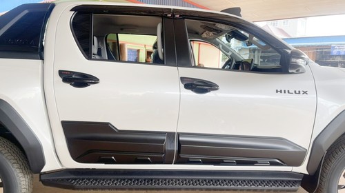 适用于2026年海拉克斯HILUX TRAVO改装车门门边护板装饰板防刮板