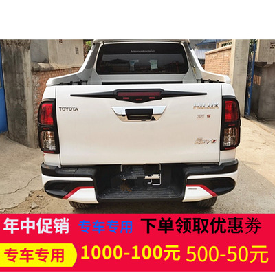 适用海拉克斯REVO ROCCO改装后杠防撞包围 hilux revo后杠头包角