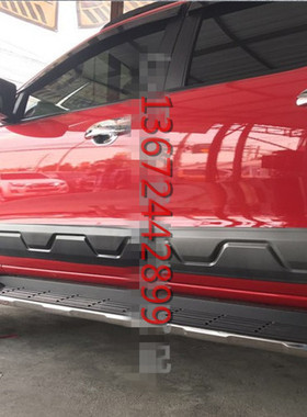 适用于福特rangerT6T7T8皮卡改装车身防撞板RANGER车门护身条装饰